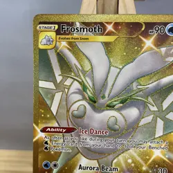 Pokemon TCG Frostmoth 204/192 Rebel Clash Golden Secert Rare NM - Image 2