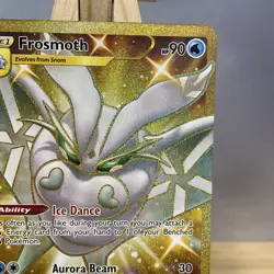 Pokemon TCG Frostmoth 204/192 Rebel Clash Golden Secert Rare NM - Image 3
