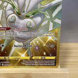Pokemon TCG Frostmoth 204/192 Rebel Clash Golden Secert Rare NM - Image 4