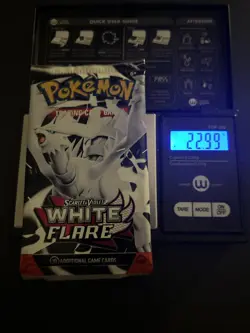 Very Heavy! 22.99g Pokemon TCG SV10.5 White Flare Booster Pack Sealed! - Image 1