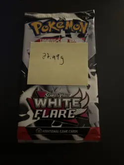 Very Heavy! 22.99g Pokemon TCG SV10.5 White Flare Booster Pack Sealed! - Image 4