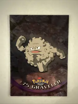 Pokemon Topps TCG: Graveler #75 Base Chrome - Series 1 - Image 1