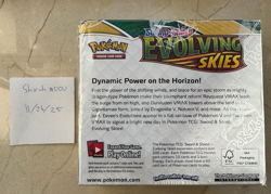 Pokemon Sword & Shield Evolving Skies Booster Box 36 Packs - Image 3