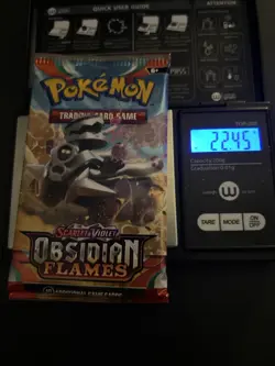 VERY HEAVY! 22.45Gram Obsidian Flames Pokemon TCG Factory Sealed Booster Pack!!! - Image 1