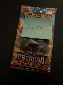 VERY HEAVY! 22.45Gram Obsidian Flames Pokemon TCG Factory Sealed Booster Pack!!! - Image 4