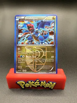 Pokemon Druddigon Holo Black & White Promo BW80 LP - Image 1