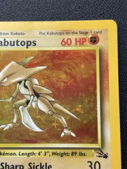 Pokemon Kabutops 9/62 Holo Rare Fossil Unlimited MP / DMG - Image 3