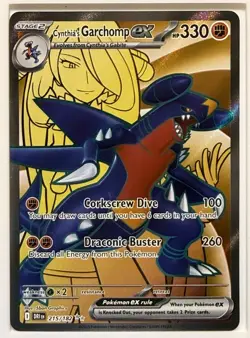 Cynthia's Garchomp ex UR | Pokemon TCG | Sv10: Destined Rivals 215/182 | NM - Image 1