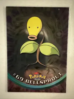 Pokemon Topps TCG: Bellsprout #69 Base Chrome - Series 1 - Image 1