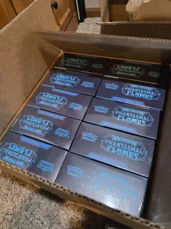 POKEMON PHANTASMAL FLAMES ELITE TRAINER 10 BOX ETB CASE ME02 - Image 1