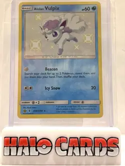 PACK FRESH Pokemon Alolan Vulpix SV8/SV94 Holo Rare Shiny Vault Hidden Fates HF - Image 1