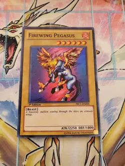 Yugioh - Firewing Pegasus PRC1-EN005 NM 1st ed Super Rare - Image 1