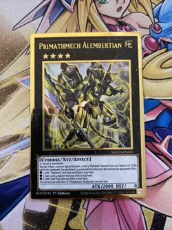Yugioh Primathmech Alembertian Gold Rare MGED-EN030 1st Ed Near Mint - Image 1