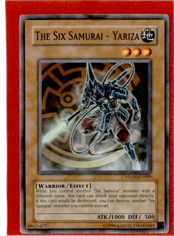 3x The Six Samurai - Yariza | STON-EN009 | Yu-Gi-Oh! TCG - Image 1