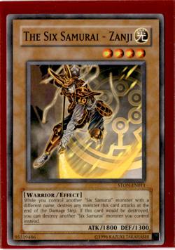 3x The Six Samurai - Zanji | STON-EN011 | Yu-Gi-Oh! TCG - Image 1