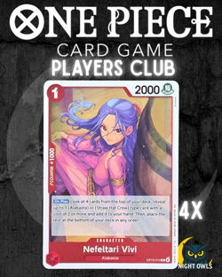 Nefeltari Vivi OP13-012 R Playset One Piece TCG Carrying On His Will Foil NM 4x - Image 2