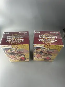 One Piece Kingdoms of Intrigue Double Pack DP-01 Sealed x 2 - 2 double packs - Image 2