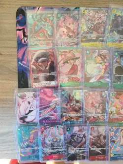 One Piece TCG Japanese Alt Art Lot Sleeved Pulled Fresh NM Set - Image 2