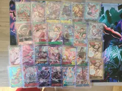 One Piece TCG Japanese Alt Art Lot Sleeved Pulled Fresh NM Set - Image 4