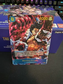 Monkey D. Luffy - OP11-118 SEC (Parallel Alt Art) A Fist Of Divine Speed English - Image 1
