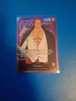 One Piece! Shanks ST05-001 L - Leader - Film Edition - Foil - English - NM/Mint - Image 1