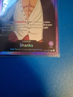 One Piece! Shanks ST05-001 L - Leader - Film Edition - Foil - English - NM/Mint - Image 3