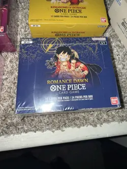 One Piece TCG Romance Dawn OP-01 Booster Box New Sealed ENGLISH (WHITE BOTTOM) - Image 1