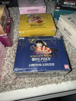 One Piece TCG Romance Dawn OP-01 Booster Box New Sealed ENGLISH (WHITE BOTTOM) - Image 2