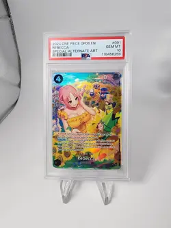 Rebecca SP OP05-091 One Piece TCG English Wings of the Captain OP06 PSA 10 ALT - Image 1