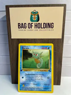 Horsea 49/62 - 1st Edition - Fossil - Pokemon Card - LP - Image 1
