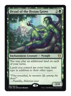 Dryad of the Ilysian Grove Theros Beyond Death Regular Card 169 NM Condition - Image 1