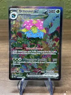 Venusaur EX 198/165 SV:151 English SIR Pokemon Card Pokemon TCG Alt Art - Image 1