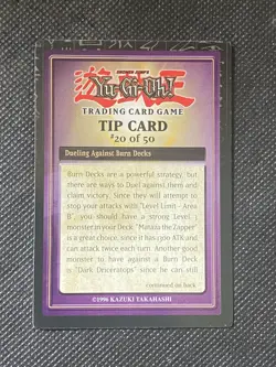 YuGiOh! - Tip Card #20 Of 50 DR2-EN020 Dark Revelation Volume 2 Lightly Played - Image 1