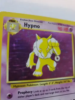 Hypno Fossil Set Holo Pokemon Card Base WOTC NM - Image 2