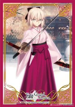 Broccoli FGO Fate Grand Order Okita Souji Saber Standard Card Sleeves 80ct TCG - Image 2