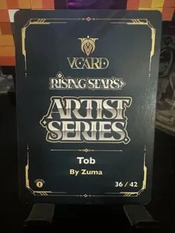 Gamersupps VCARD Rising Stars TCG First Edition Box Topper Tob Art Card - Image 2