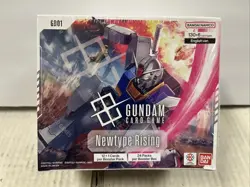 Bandai Gundam Card Game Newtype Rising English Booster Box New Sealed Unopened - Image 1