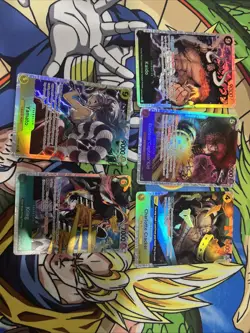 One Piece Trading Card Game Super Rare Cards English Lot Of 5 - Image 1