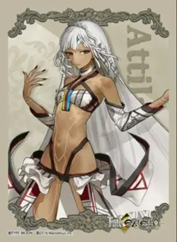 Broccoli Fate EXTELLA Attila Altera Card Sleeves Standard Size 80ct Official TCG - Image 2