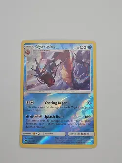 Gyarados 33/147 Reverse Holo Rare Burning Shadows Pokemon Card NM - Image 1