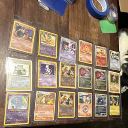 Pokemon TCG 18x Cards Charizard Mewtwo Mew Blaziken Arcanine English - Image 1