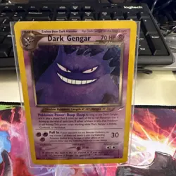 Pokemon Dark Gengar Neo Destiny Holo Rare Card 6/105 NM Condition - Image 1
