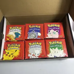 Pokemon 23k Burger King Gold Plated Trading Card Set Red Box Lot Of 6 - Sealed - Image 1