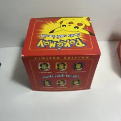 Pokemon 23k Burger King Gold Plated Trading Card Set Red Box Lot Of 6 - Sealed - Image 3