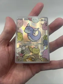 After Skool Hobby V2 #72 Ditto Dratini Holo Fan Art Card Genetic Mystery Pokemon - Image 4