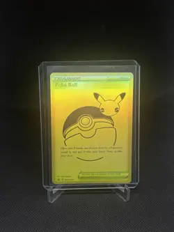 Pokemon 2021 Celebrations Trainer Poke Ball Black Star Promo Card SWSH146 - Image 1