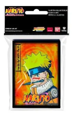 MAX Naruto TCG CCG Naruto Uzumaki Kunai Standard Card Sleeves 50ct US Exclusive - Image 1
