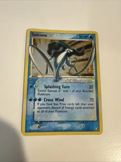 Suicune Gold Star Holo Card 115/115 Unseen Forces - Image 1