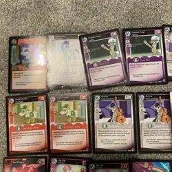 Mixed Lot of My Little Pony Trading Card Game 116 Cards - TCG CCG - Image 2