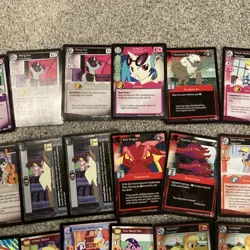 Mixed Lot of My Little Pony Trading Card Game 116 Cards - TCG CCG - Image 3